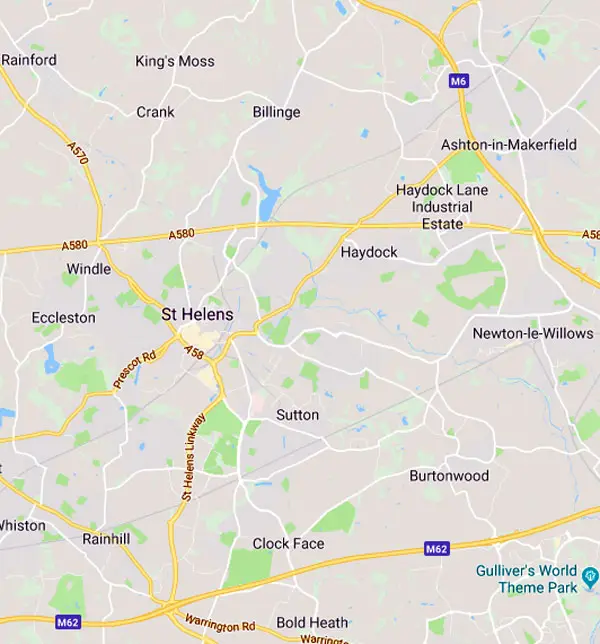 St. Helens Map